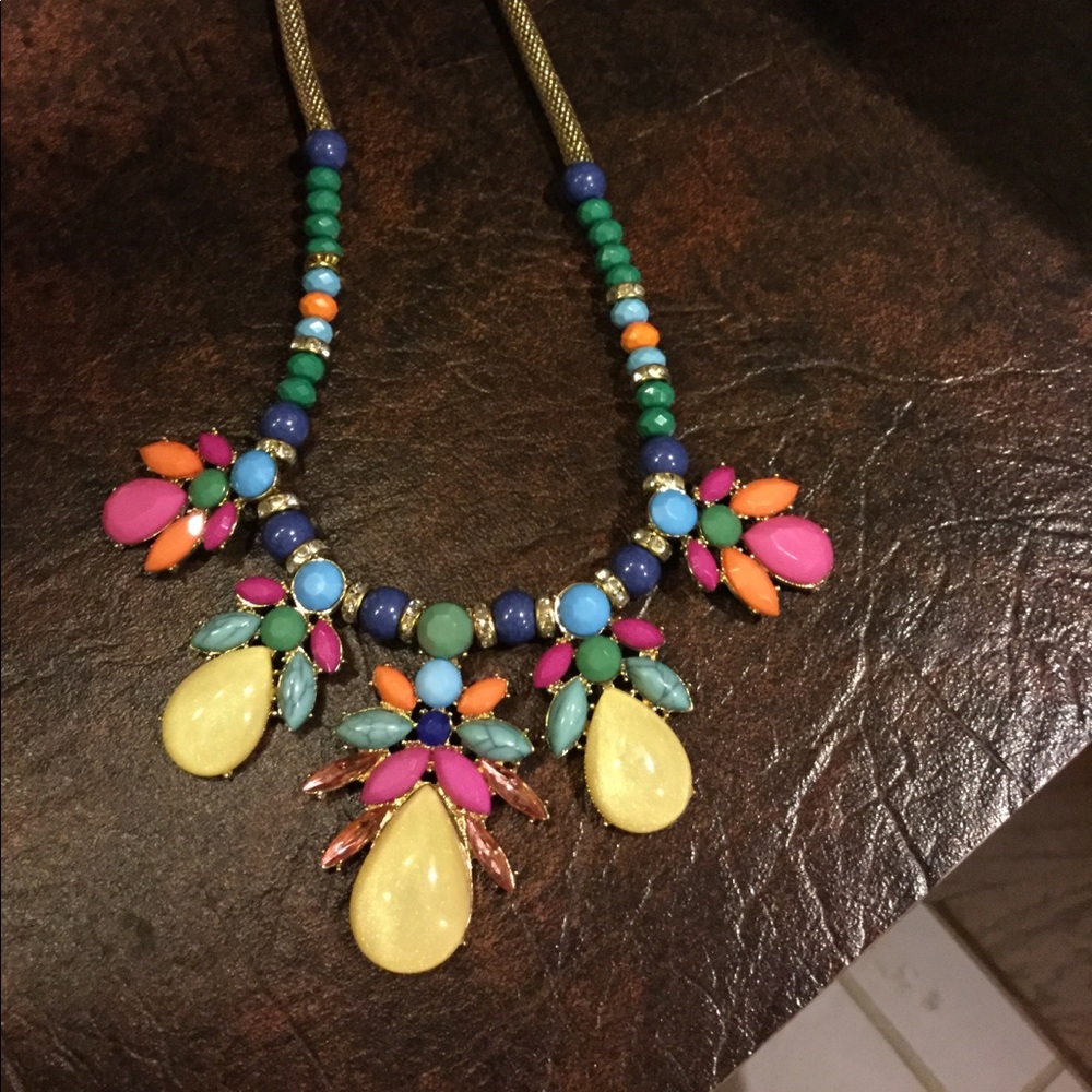 Multicolored Statement Necklace